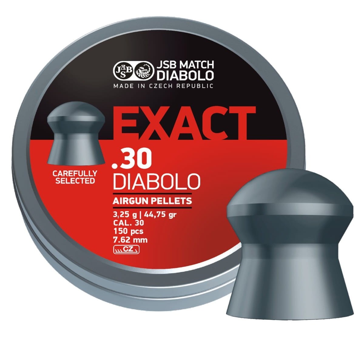 Śrut DIABOLO JSB EXACT kal. 30/7,62mm 3,25g 1 op.=150 szt 50,15 gr