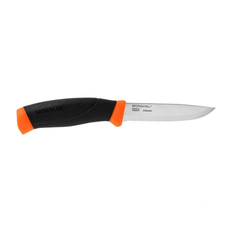 Nóż Morakniv® Companion F Serrated - Stainless Steel - Pomarańczowy (ID 11829)