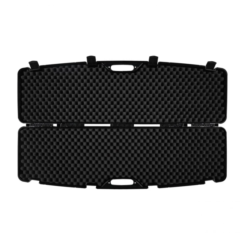 KUFER NA BROŃ MEGALINE 130x35x12 CZARNY KLAMRY