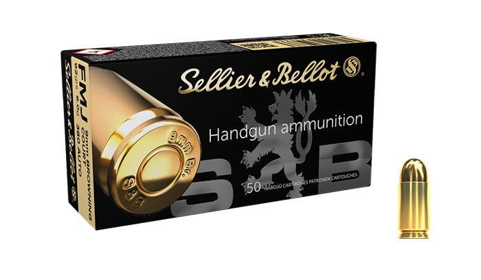 AMUNICJA KAL. 9mm BROWNING/380 AUTO - FMJ 6,0g S&B