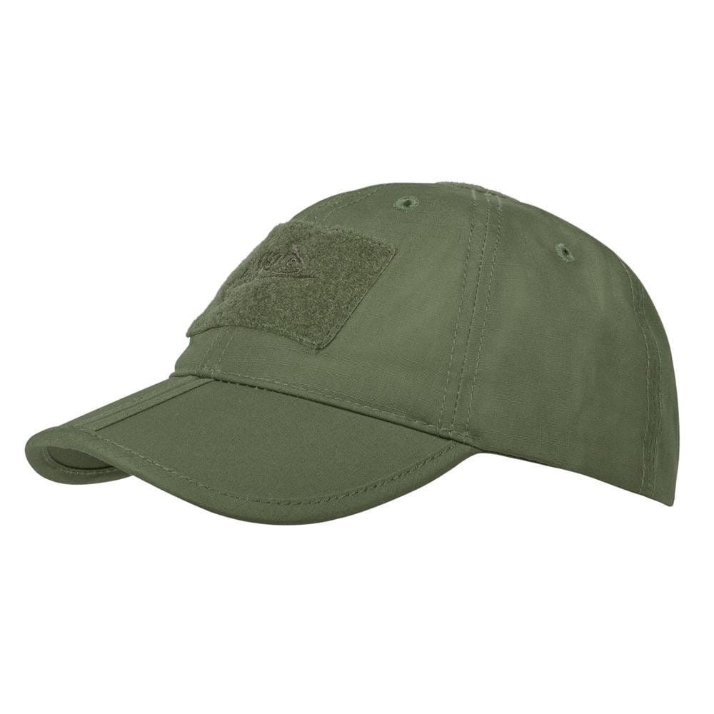 Czapka Baseball FOLDING - PolyCotton Ripstop - Olive Green