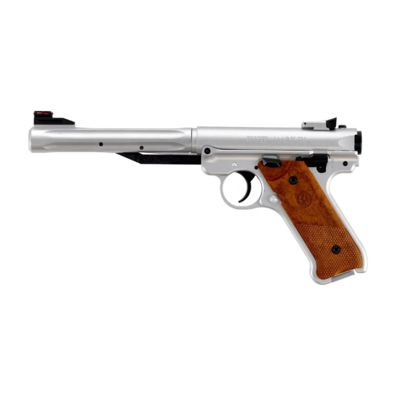 PISTOLET WIATRÓWKA RUGER MARK IV 4,5mm SREBRNY