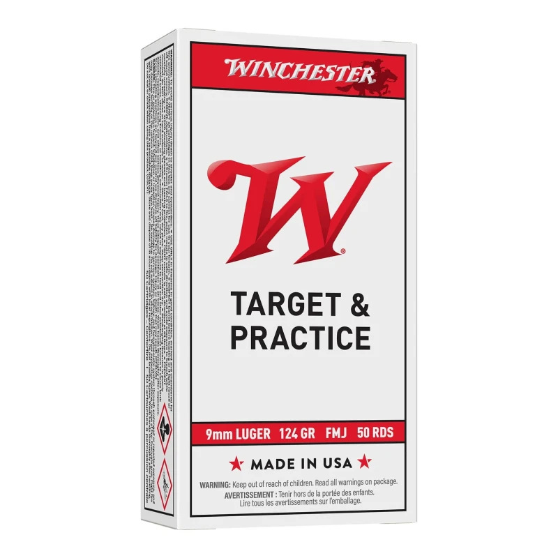 AM. KUL. 9mm LUGER WINCHESTER SUPER-X 124GR FMJ