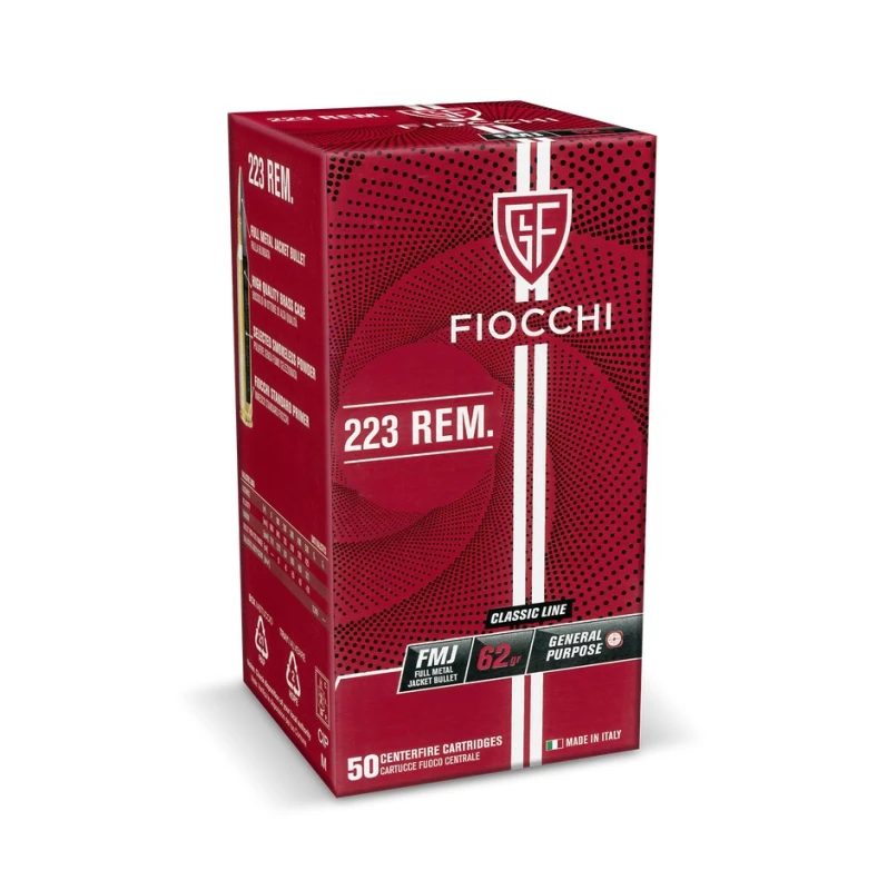 AMUNICJA FIOCCHI KAL. .223 REM FMJ 4,0g/62GR