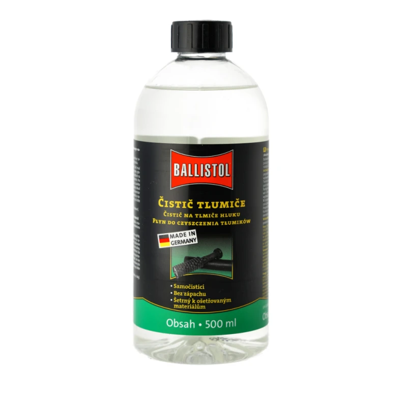 BALLISTOL PŁYN DO CZYSZCZENIA TŁUMIKÓW OPAKOWANIE 500ml