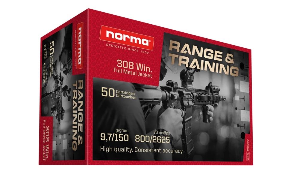 AM. KUL. 308 Win NORMA R&T FMJ 9,7g/150gr