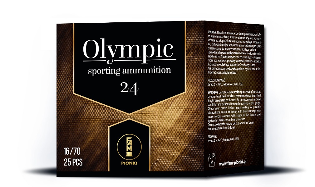 AMUNICJA FAM-PIONKI KAL. 16/70 OLYMPIC TRAP 24g; (7,5) 2,40mm