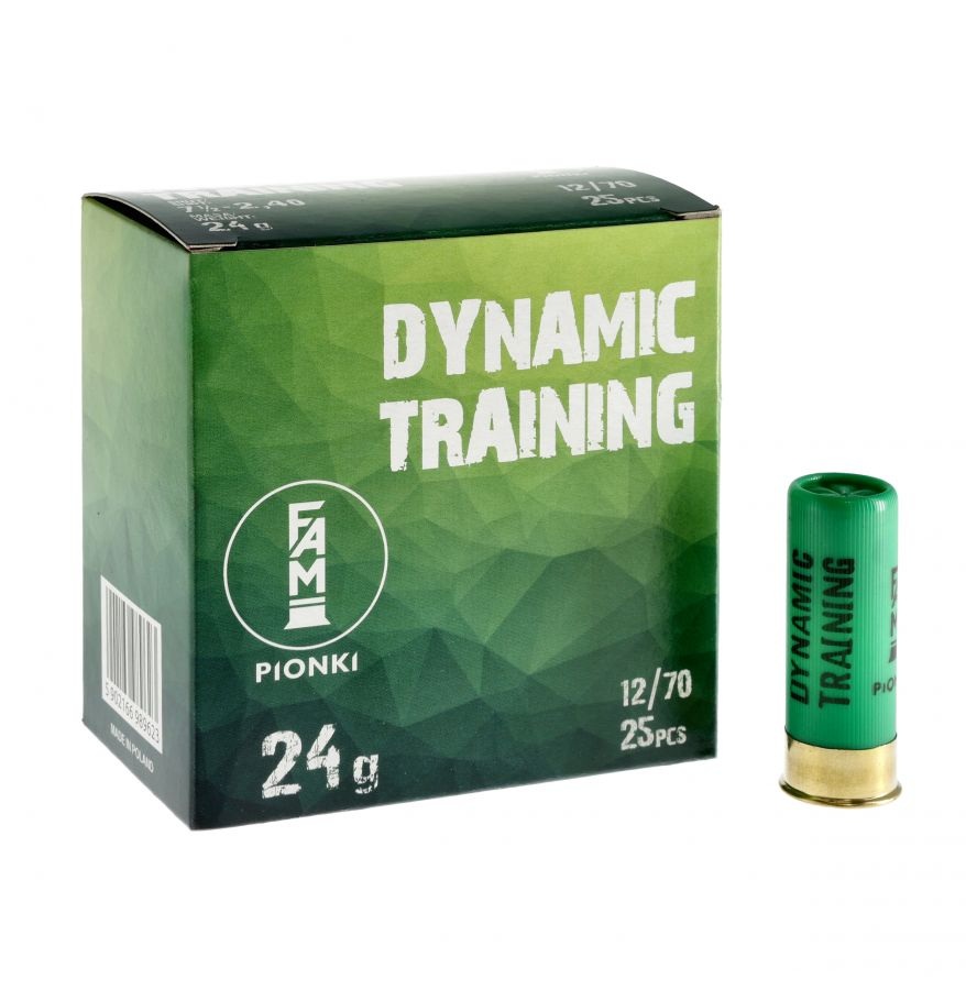 AMUNICJA FAM-PIONKI KAL. 12/70 DYNAMIC TRAINING 24g; (7,5) 2,40mm