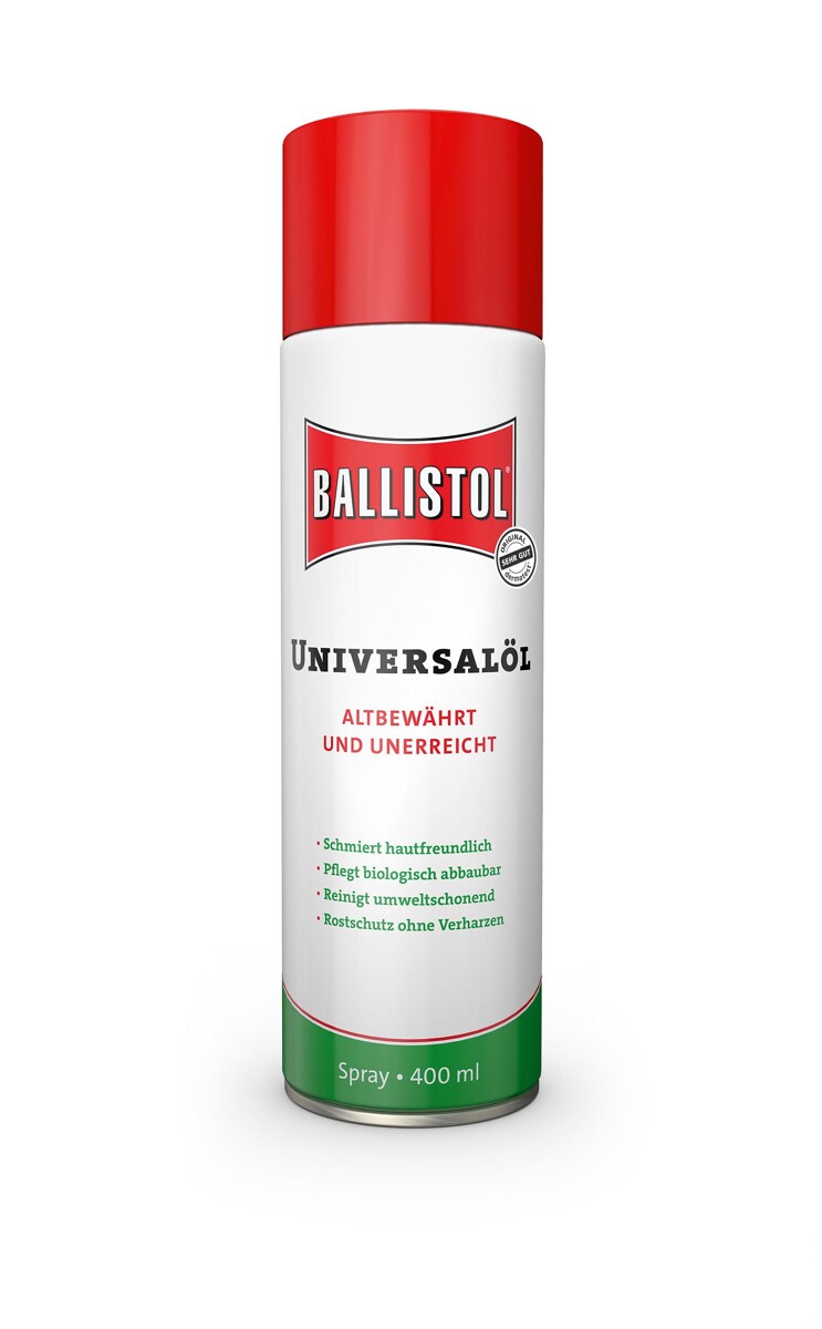 BALLISTOL Olej do broni spray 400 ml w spray-u na bazie naturalnego oleju