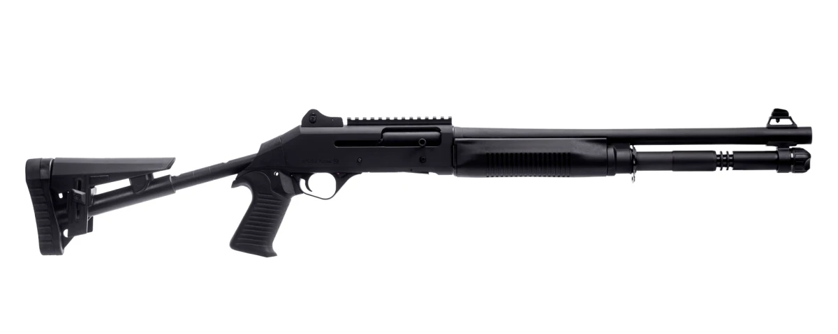 STRZELBA SAMOPOWTARZALNA AKSA S4 FX-04 TACTICAL KAL. 12/76 (KOLBA TELESKOPOWA)