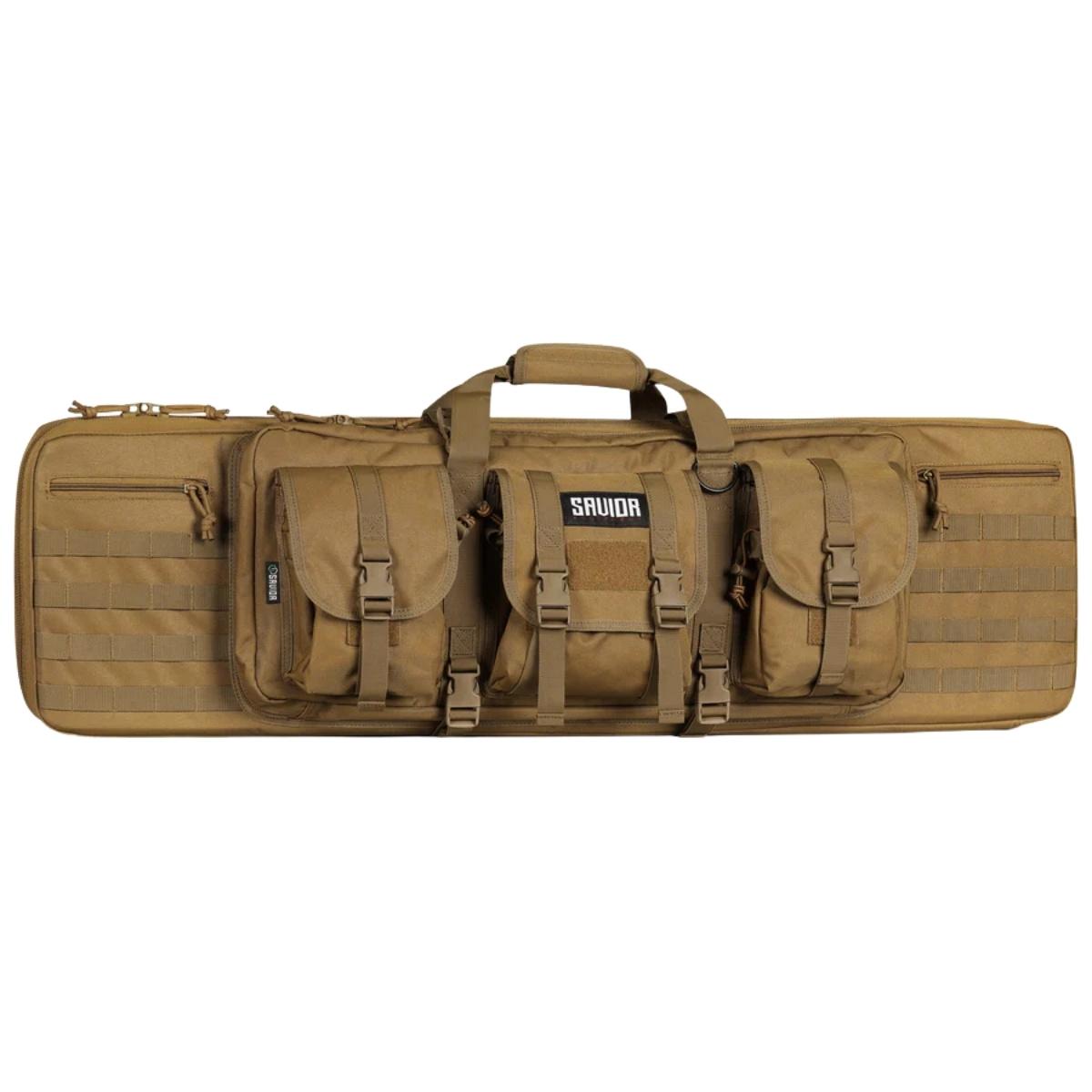 SAVIOR - TORBA DOUBLE RIFLE BAG - AMERICAN CLASSIC - 42'' - TAN