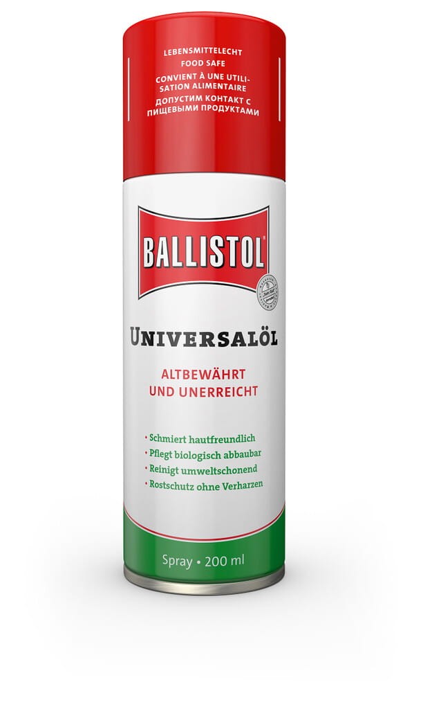 BALLISTOL Olej do broni spray 200 ml w spray-u na bazie naturalnego oleju